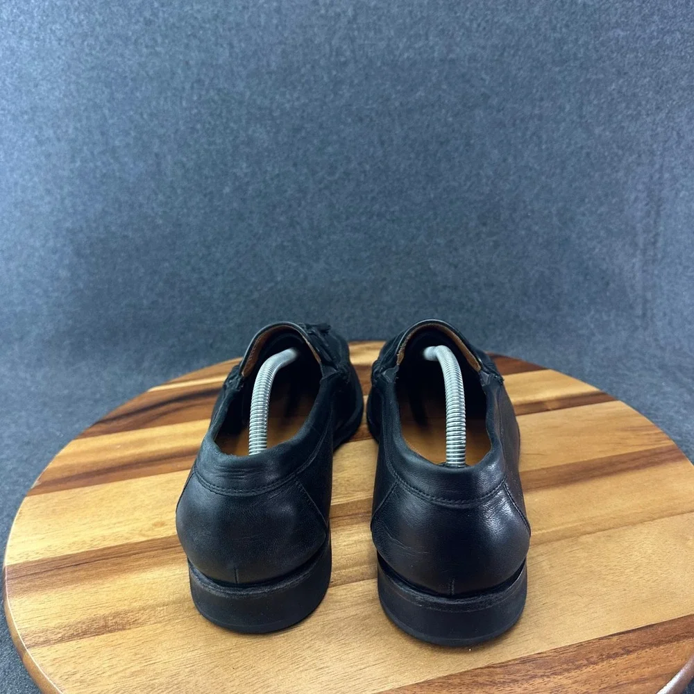 Allen Edmonds Milano Tassel Loafers Black Men's Shoes Size 12EE Made In Italy